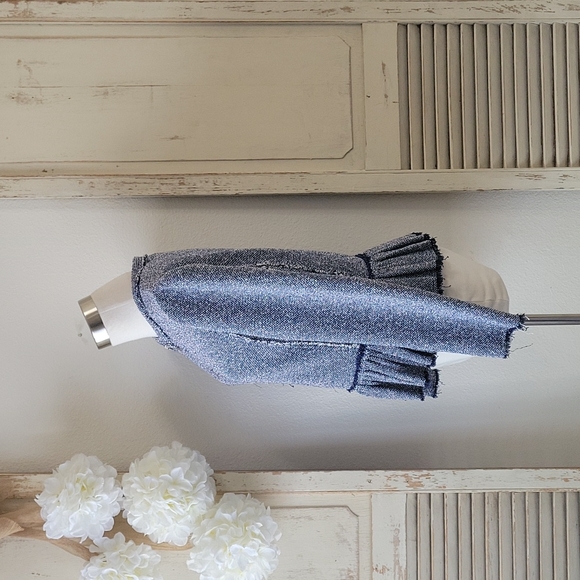 Rebecca Taylor tweed fringed full front zip peplum jacket women's size 6 - Picture 6 of 13